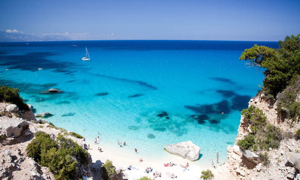 a picture of cala goloritze, near Baunei, province of Ogliastra, east sardinia