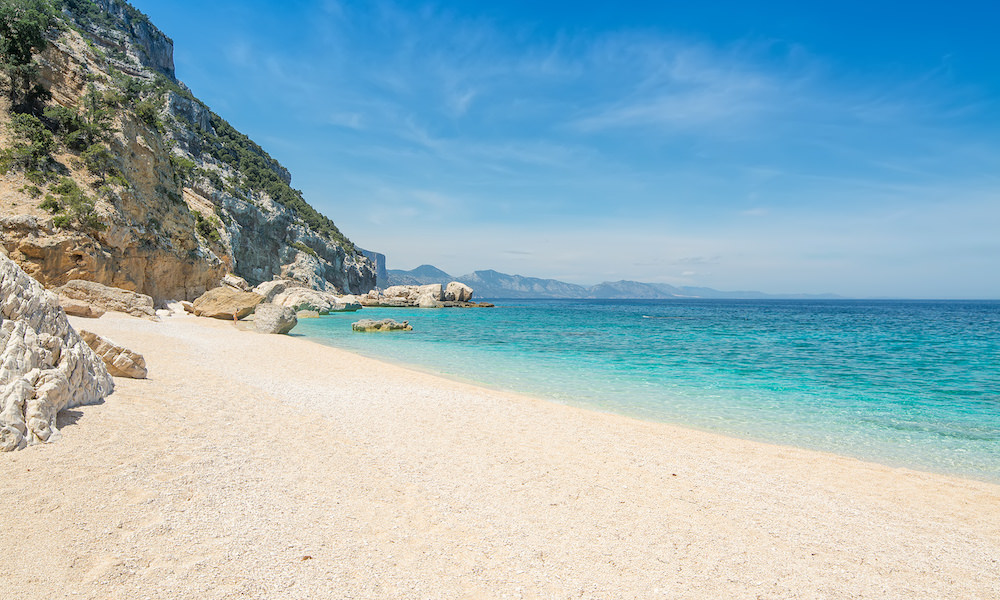 a picture of cala mariolu near baunei sardinia