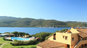 Sea views at Residence Eurotel Portorotondo Asfodeli.