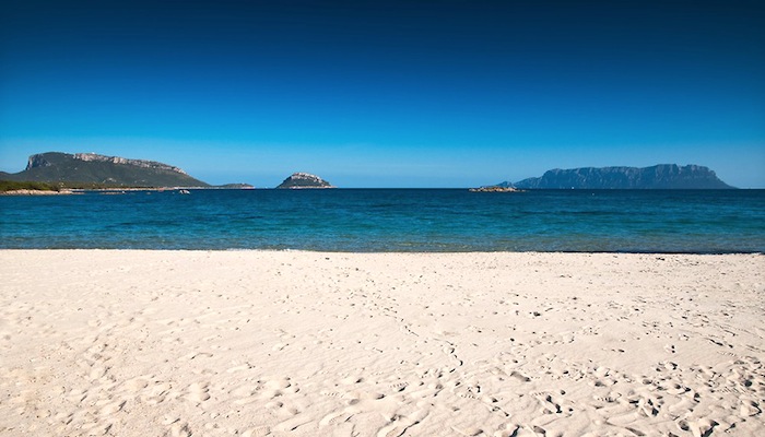 Cala Sassari beach, Golfo Aranci, Olbia, Sardinia.