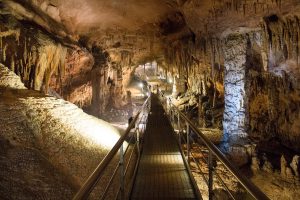 a picture taken inside Grotta del Fico, in Baunei, east Sardinia, Italy.