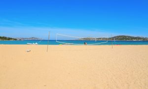 a picture of porto pollo beach near palau in olbia tempio north sardinia