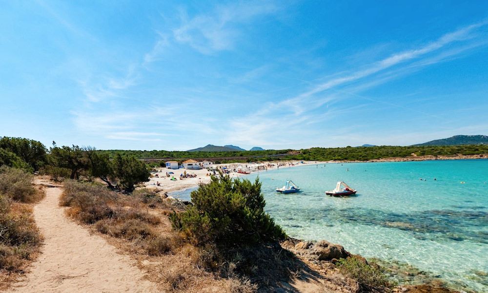 a picture of spiaggia di cala sabina in golfo aranci north-east sardinia