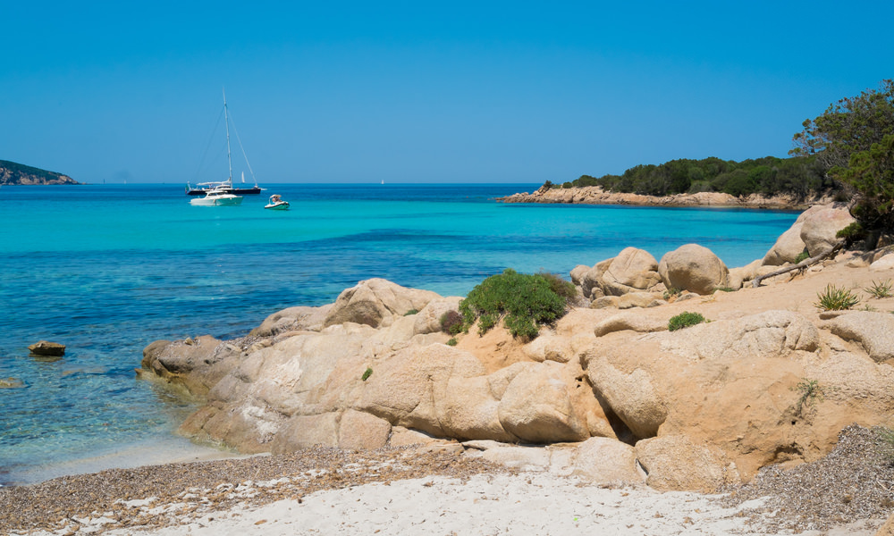 a picture of grande pevero beach in olbia tempio sardinia