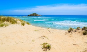 a picture taken in the dunes behind chia beach in southern sardinia