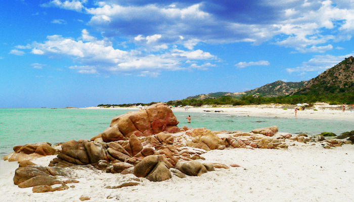a picture of berchida beach