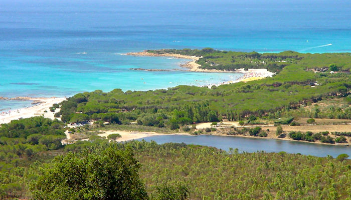 a picture of cala ginepro beach