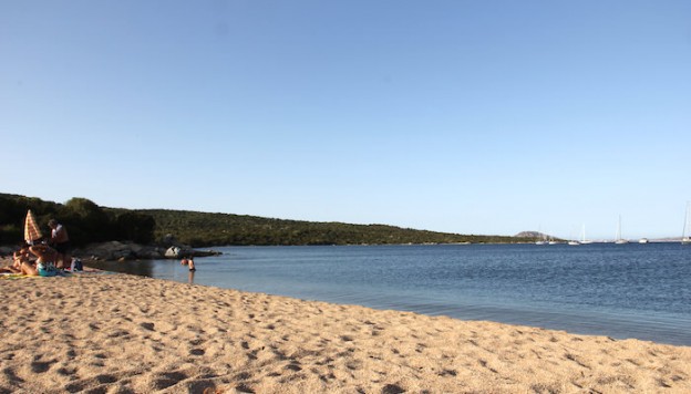 a picture of porto pozzo beach