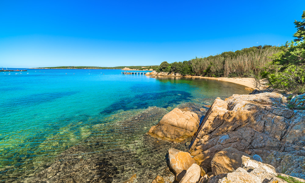 a picture of spiaggia di liscia di vacca in costa smeralda sardinia