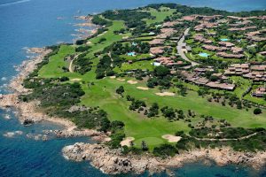 a picture of the golf course in Puntaldia near San Teodoro in north-east Sardinia Italy.