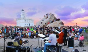 a picture of the jazz festival in santa teresa gallura north sardinia