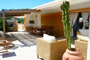 a picture of the sun terrace at villa la marinella in portobello north sardinia