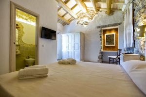 a picture of a room at villa nicoletta in Porto Pozzo, north Sardinia, Italy.