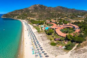 a picture of the four-star Cormoran Hotel in Villasimius south-east Sardinia