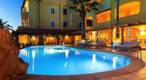 The four-star Hotel Villa Margherita, Golfo Aranci.