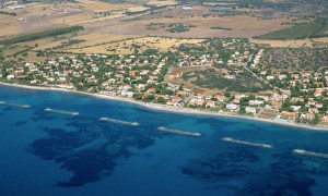 a picture of porto columbu beach near pula cagliari sardinia