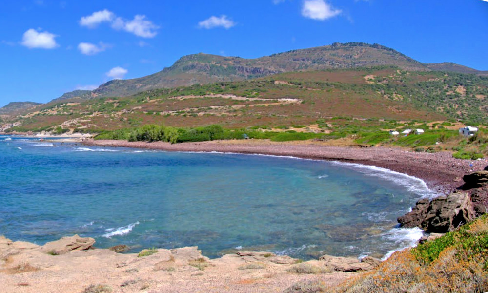 a picture of La Spiaggia S'Abba Druche di Bosa in oristano west sardinia