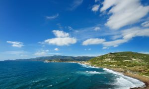 a picture of spiaggia di turas in oristano west sardinia