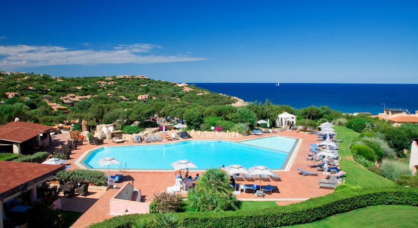 The pool at Grand Hotel In Porto Cervo.