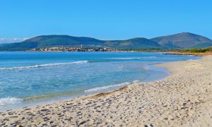 a picture of spiaggia di fertilia near alghero in north west sardinia
