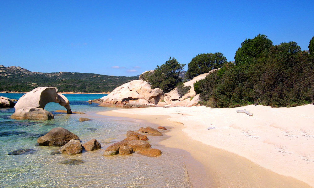 a picture of the elephant rock near cala di volpe on the costa smeralda in north east sardinia