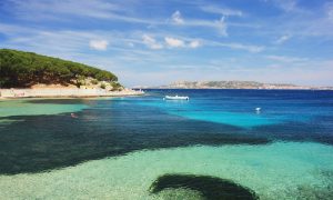 a picture of Spiaggia La Sciumara in Palau north Sardinia Italy