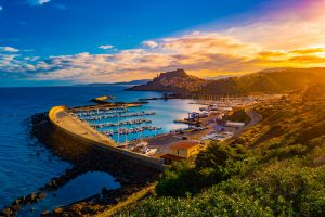 a picture of castelsardo in north sardinia italy