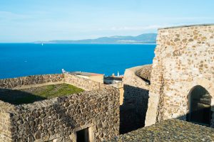 a picture taken from Castello dei Doria in Castelsardo North Sardinia