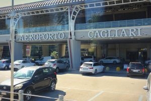 a picture of Cagliari Elmas Airport in south Sardinia, Italy.