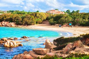 a picture of Spiaggia di Portisco in Costa Smeralda, north-east Sardinia, Italy.