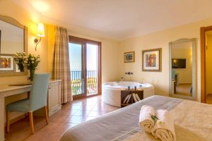 a picture of a room at the four-star Hotel Brancamaria in Cala Gonone, east Sardinia, Italy.