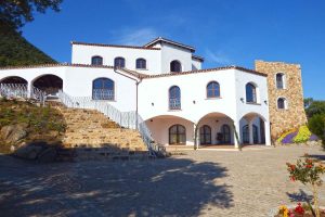 a picture of Tenuta su Vrau, a farmhouse in Posada, in the province of Nuoro, east Sardinia, Italy.