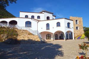 a picture of Tenuta su Vrau, a farmhouse in Posada, in the province of Nuoro, east Sardinia, Italy.