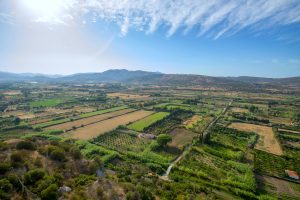 a picture of the beautiful countryside near Posada, province of Nuoro, east Sardinia, Italy.