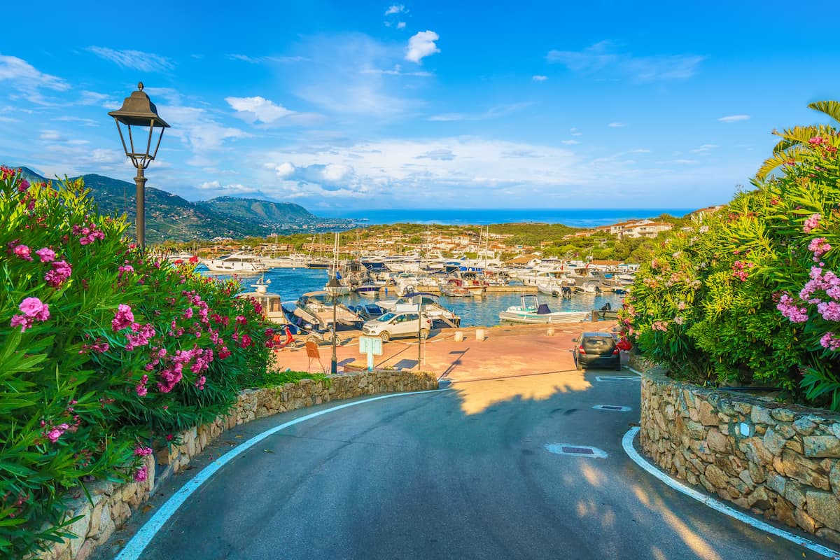 Porto Rotondo on the Emerald Coast in north-east Sardinia, Italy.