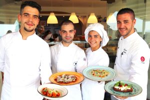 Gastronomic traditional Sardinian food at La Sardinia in Bottega.