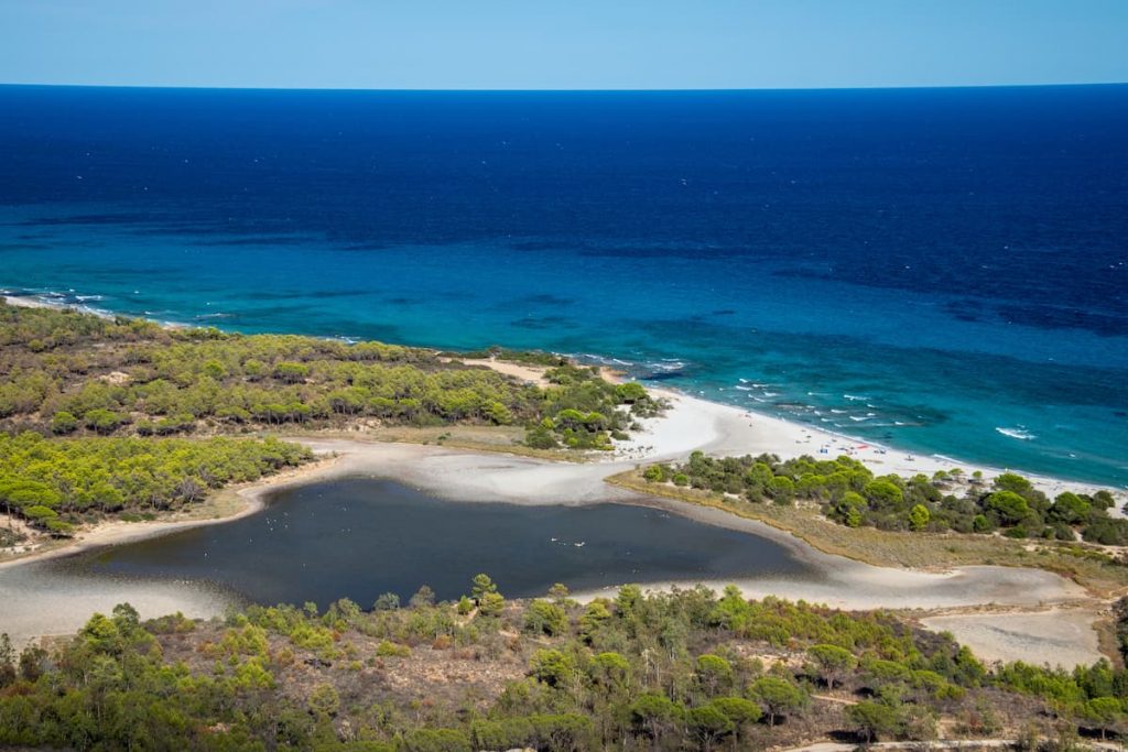 Spiaggia di Bidderos near Orosei in east Sardinia, Italy.