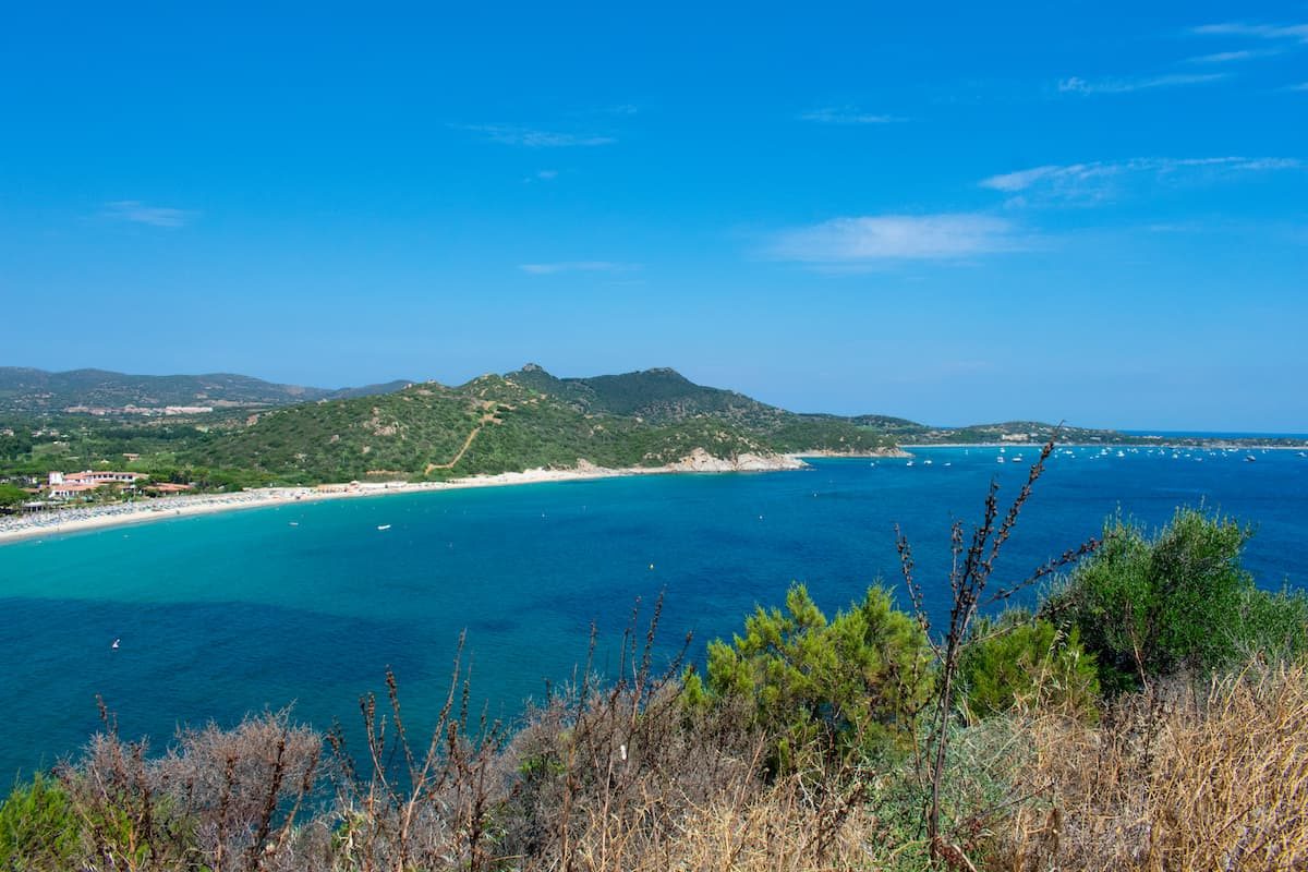 Spiaggia di Campus, Villasimius, Cagliari, Sardinia.