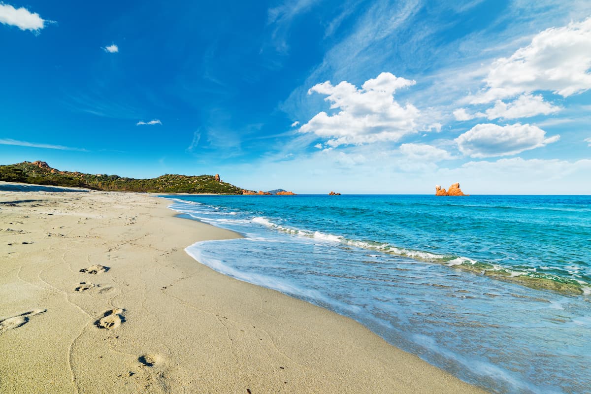 Spiaggia di Cea is a gorgeous beach near Bari Sardo in east Sardinia Italy