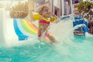 Family fun all summer long in the water park!