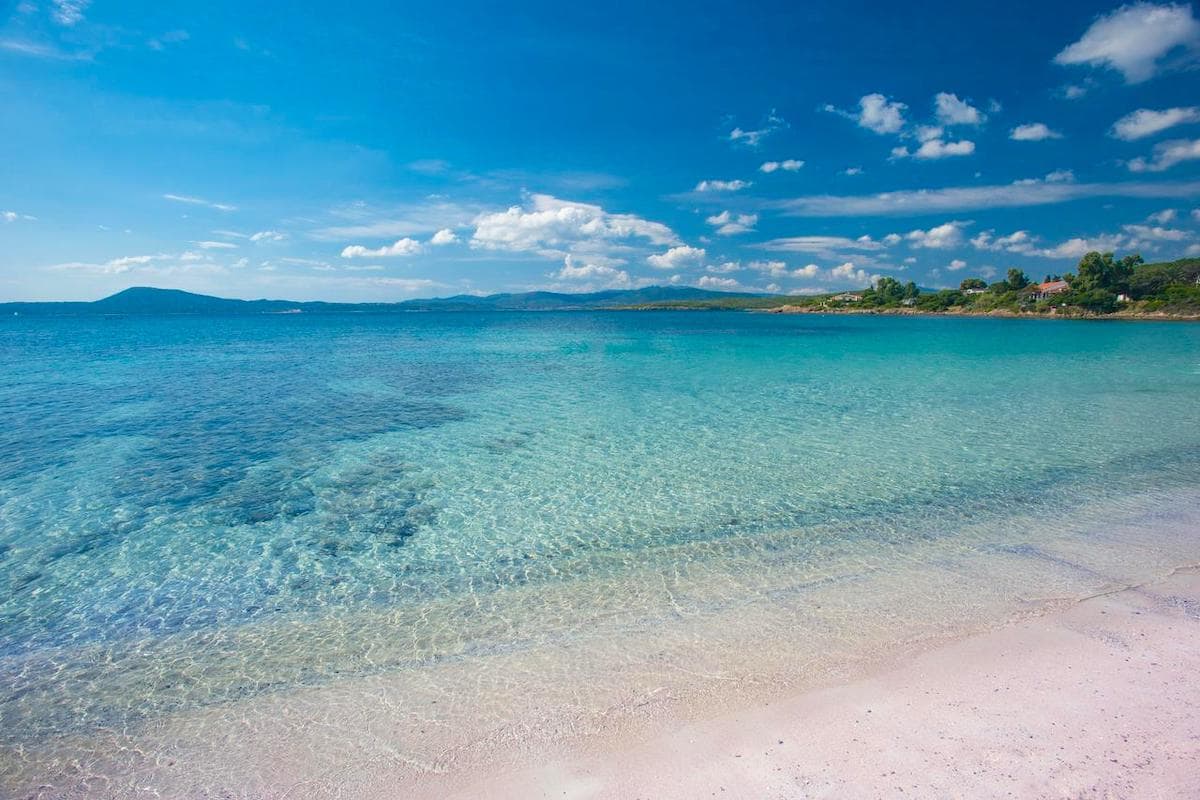 Dreamy views from Spiaggia Mare e Rocce, in Pittulongu, Olbia, Sardinia, Italy.