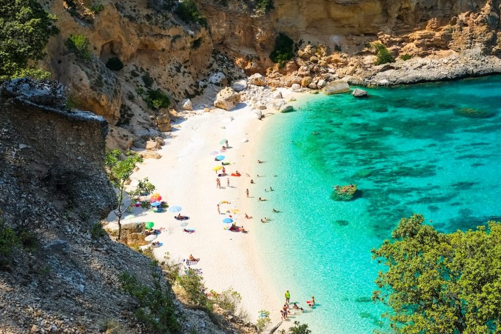 a cove named Cala Biriola near Baunei, east Sardinia, Italy.