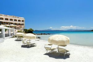 dreamy views from the private beach at gabbiano azzurro hotel in golfo aranci