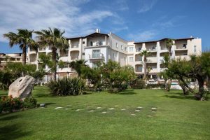 the garden at hotel villa margherita in northeast sardinia