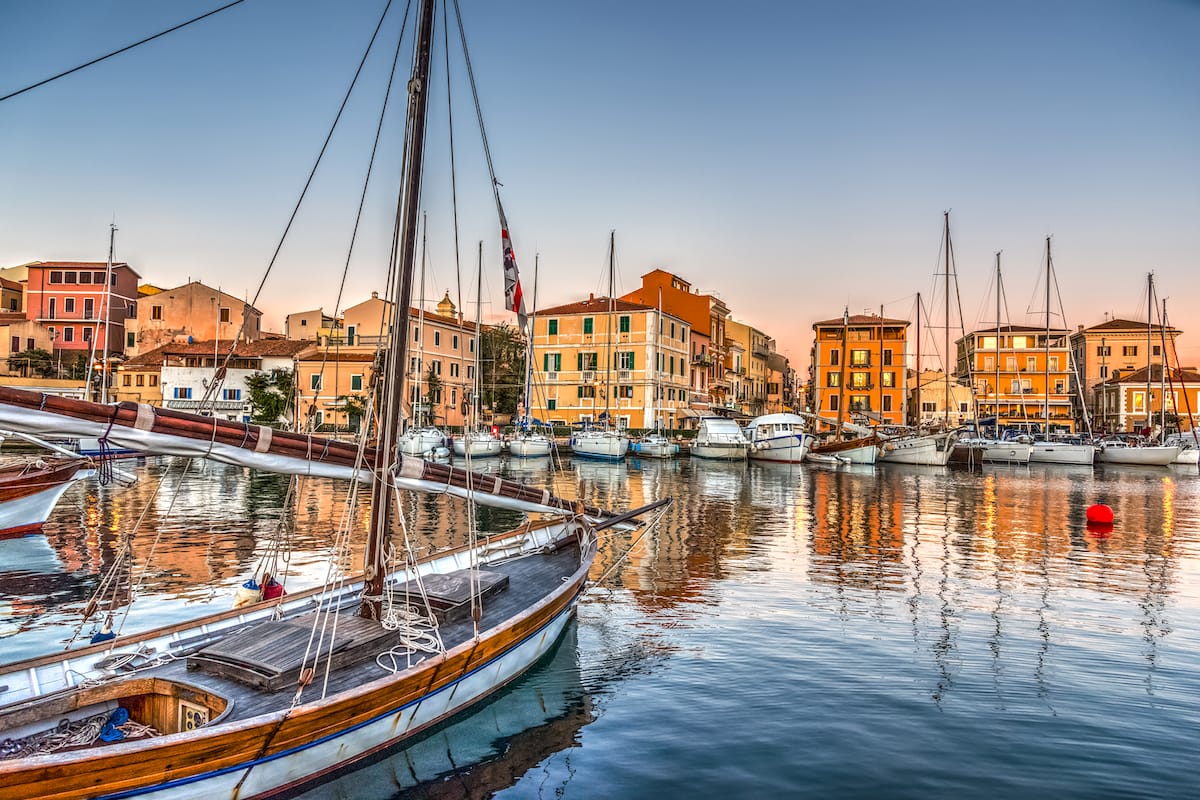 the main port of La Maddalena is called Cala Gavetta