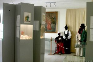 a view inside of the Museo Diocesano in La Maddalena