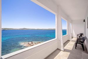 spectacular sea view at Hotel Il Gabbiano on Maddalena island.