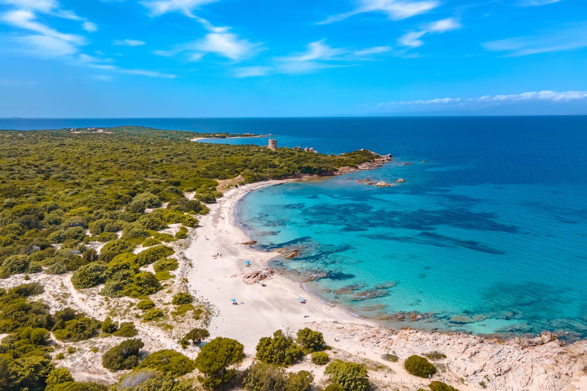 The natural beauty of Spiaggia di Vignola, near Portobello in north Sardinia