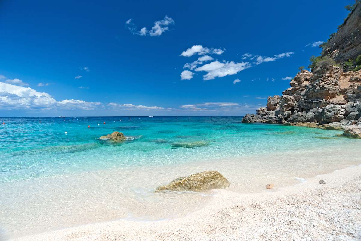 A gorgeous from the beach at Cala Mariolu, in east Sardinia, Italy.