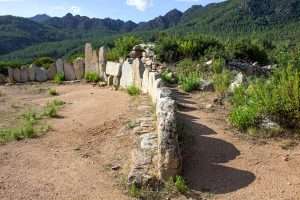 Tomba dei Giganti Ósono, near Triei and Baunei, east Sardinia, Italy.